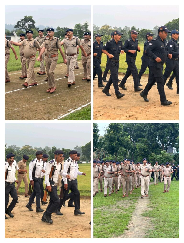 एसएसपी प्रमेन्द्र सिंह डोबाल की फिटनेस परेड: जवानों संग दौड़े, अनुशासन और गुणवत्तापूर्ण भोजन पर दिया जोर।।