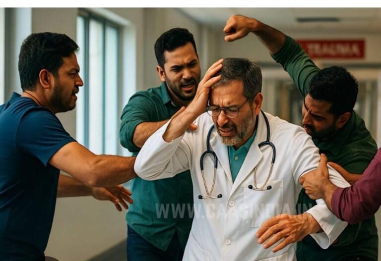 लक्सर में सरकारी डॉक्टर से हाथापाई।।